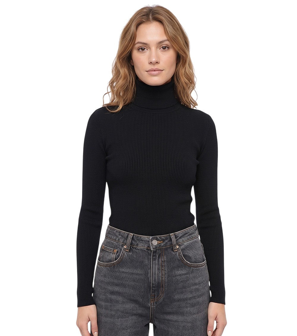 Black Turtle Neck Sweater 1