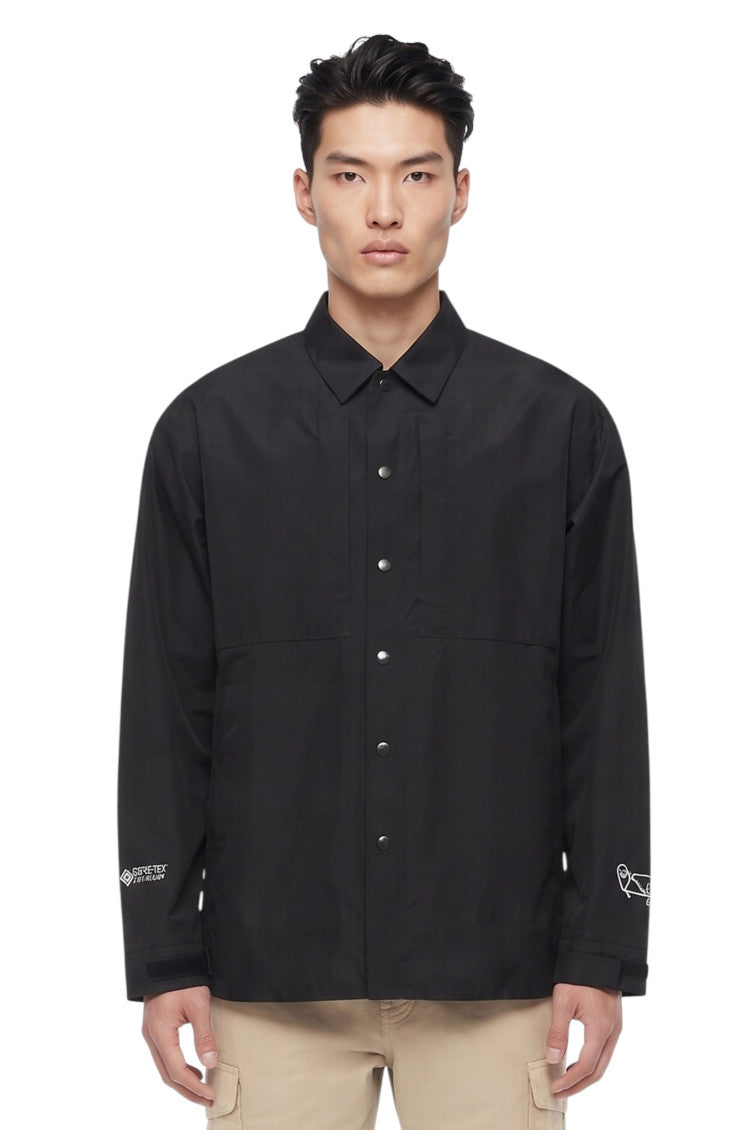 Black Shirt Collar Jacket 1