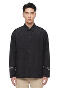 Black Shirt Collar Jacket 1