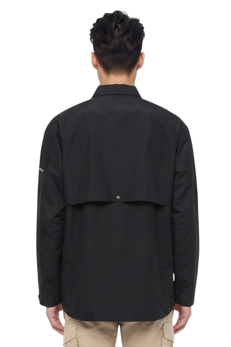 Black Shirt Collar Jacket 2