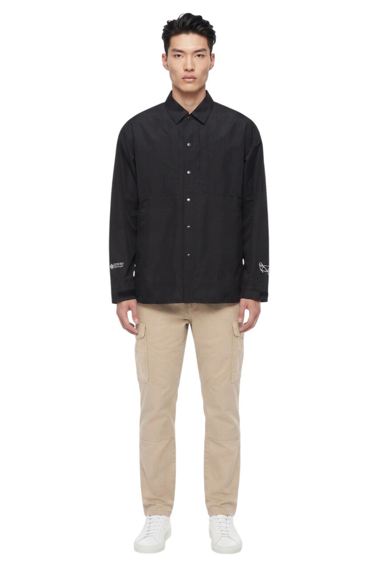 Black Shirt Collar Jacket 4