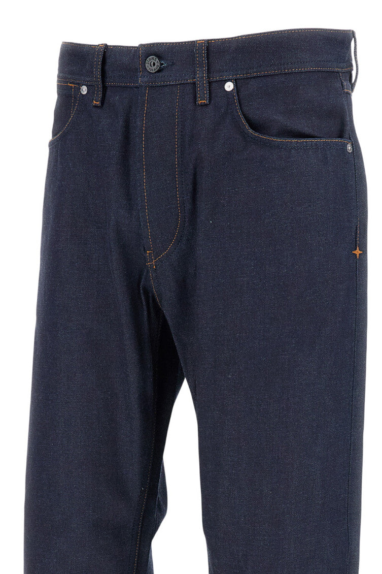 Blue Regular Mid Rise Jeans 3