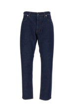 Blue Straight Mid Rise Jeans 1