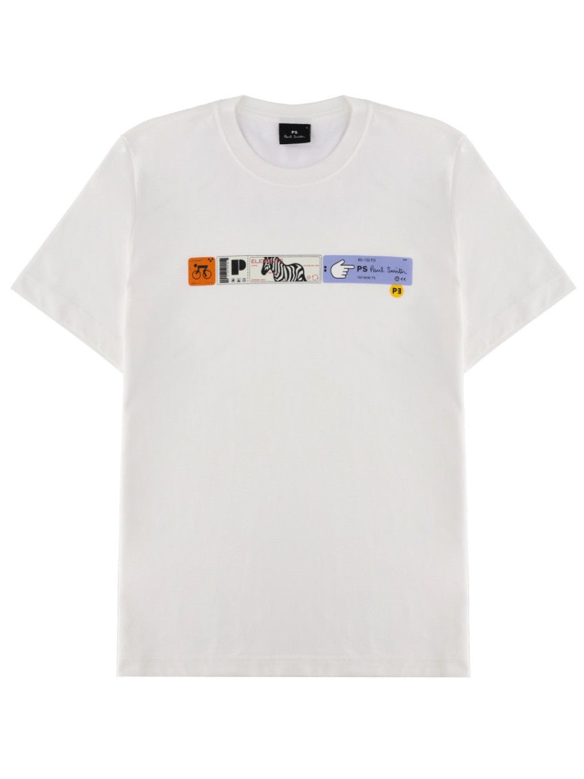 White Crew Neck T-Shirt 1