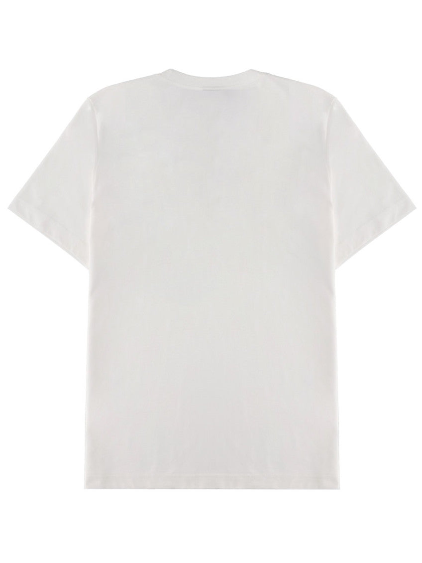White Crew Neck T-Shirt 2