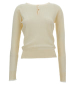 Off White Crew Neck Sweater 1