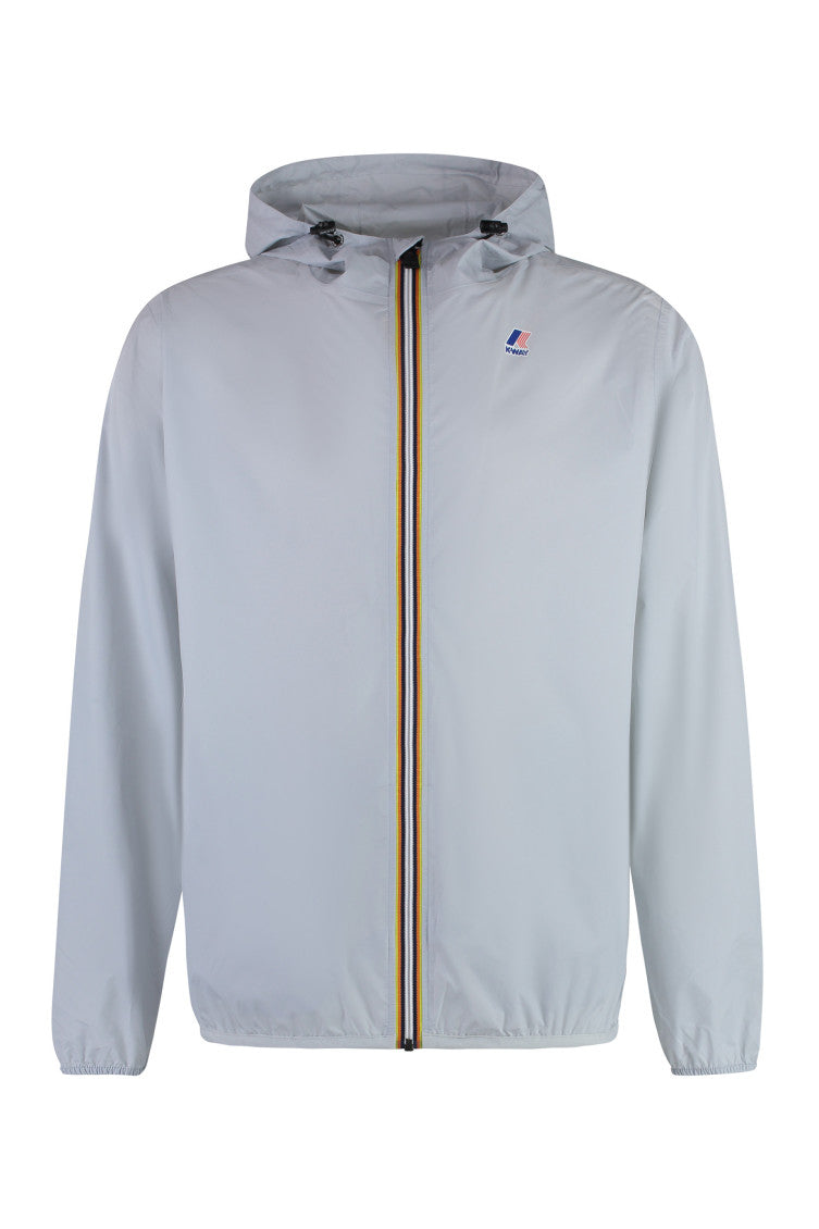 Grey Logo Hood Jacket 1