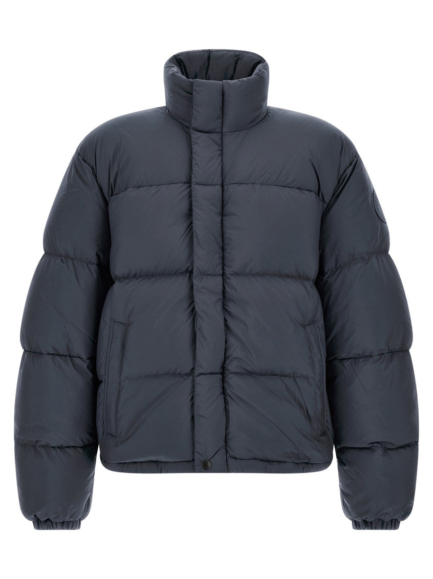 Dark Grey Quilted Jacket 1