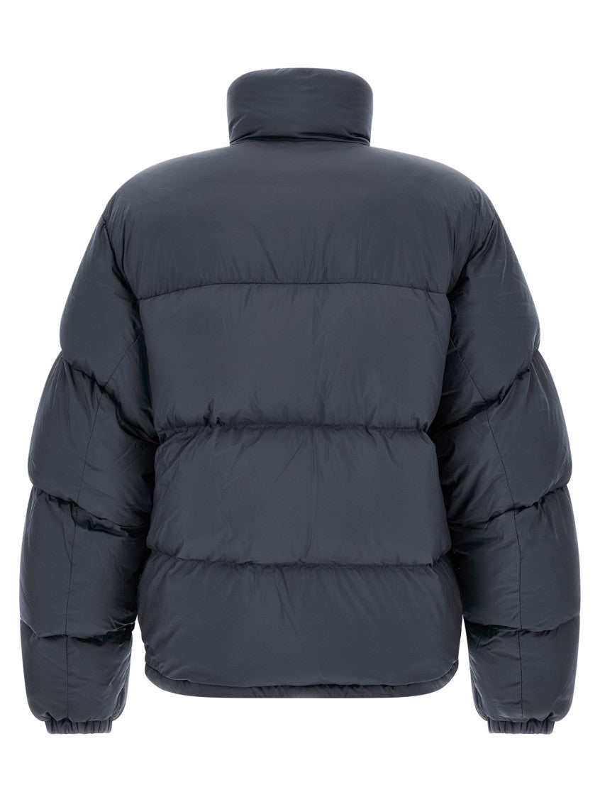 Dark Grey Quilted Jacket 2