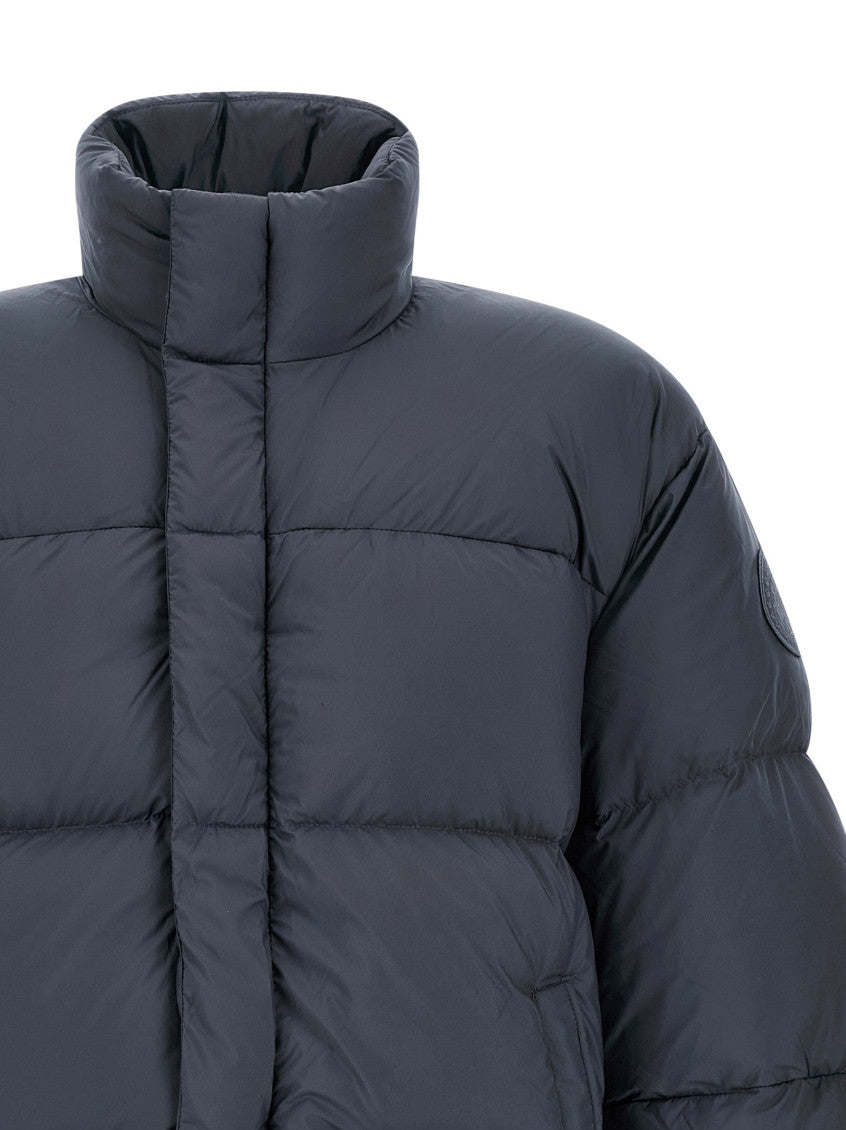 Dark Grey Quilted Jacket 3