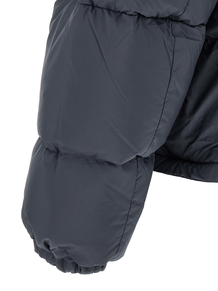 Dark Grey Quilted Jacket 4