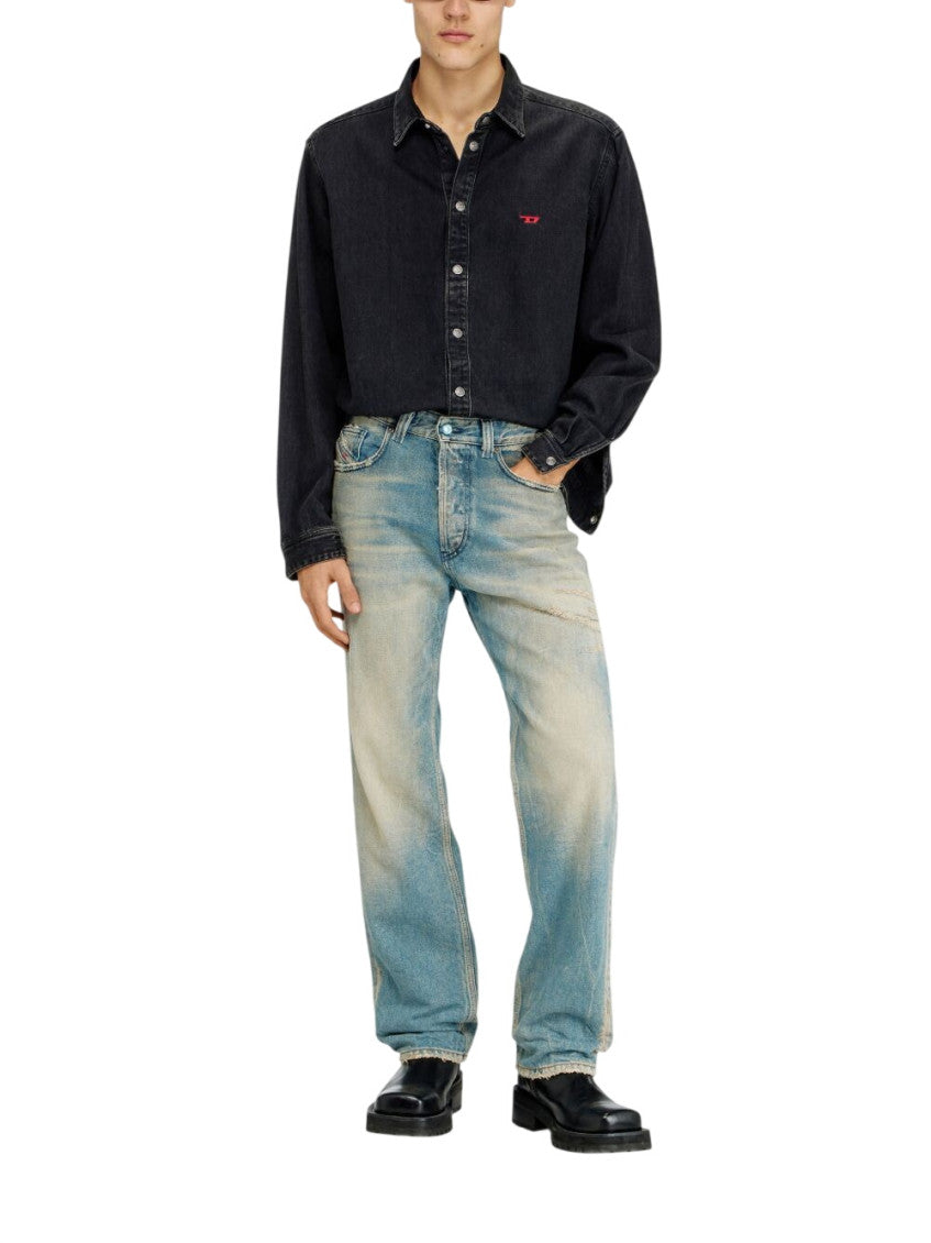 Blue Mid Rise Jeans 2