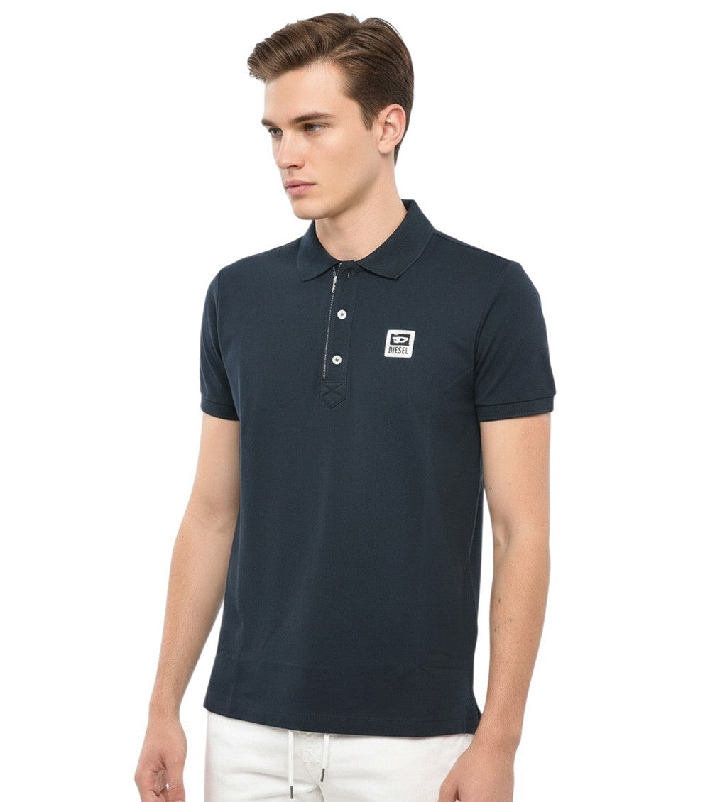 Dark Blue Slim Polo 1