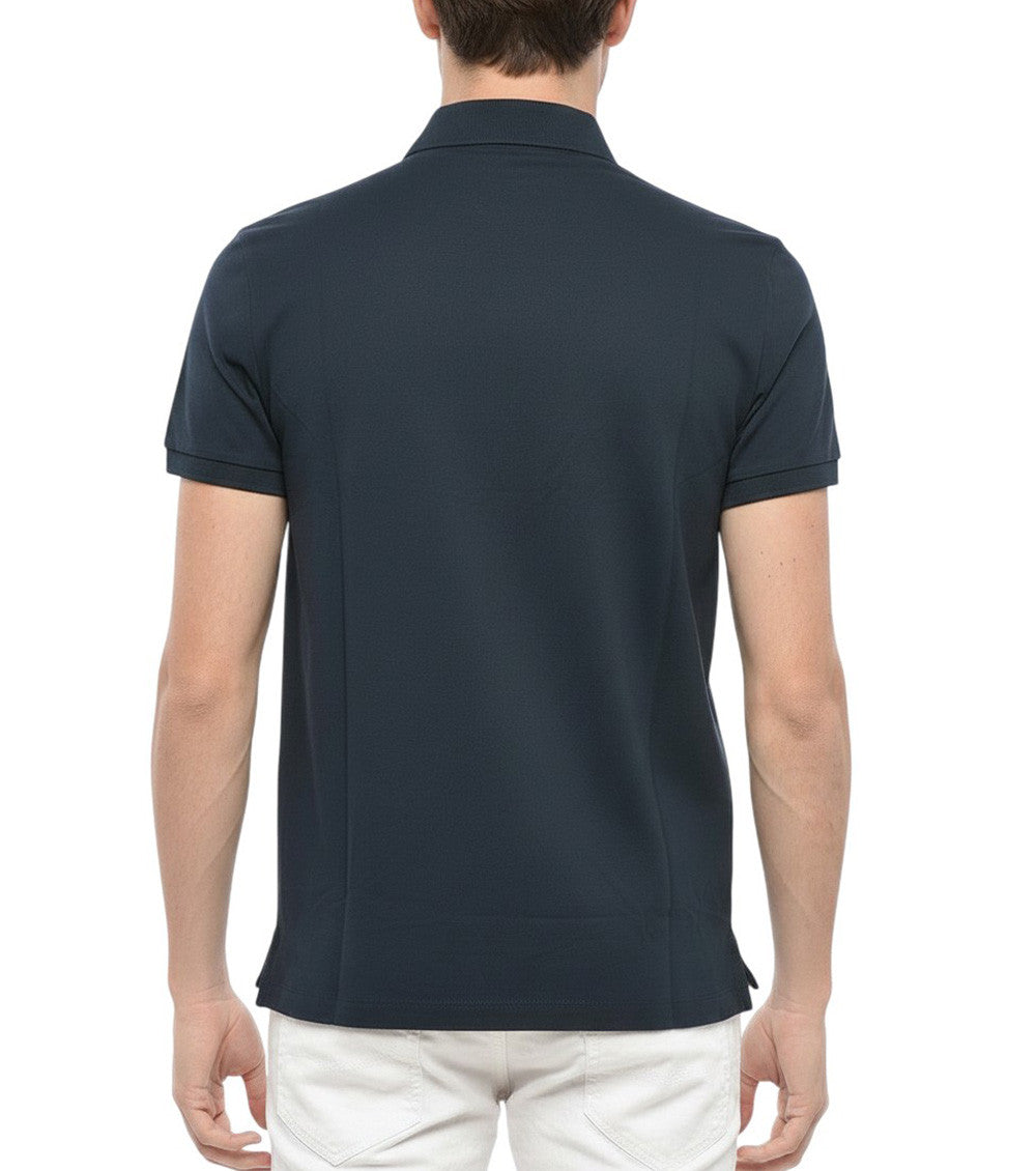 Dark Blue Slim Polo 2