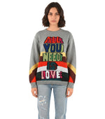 Grey Crew Neck Sweater 1