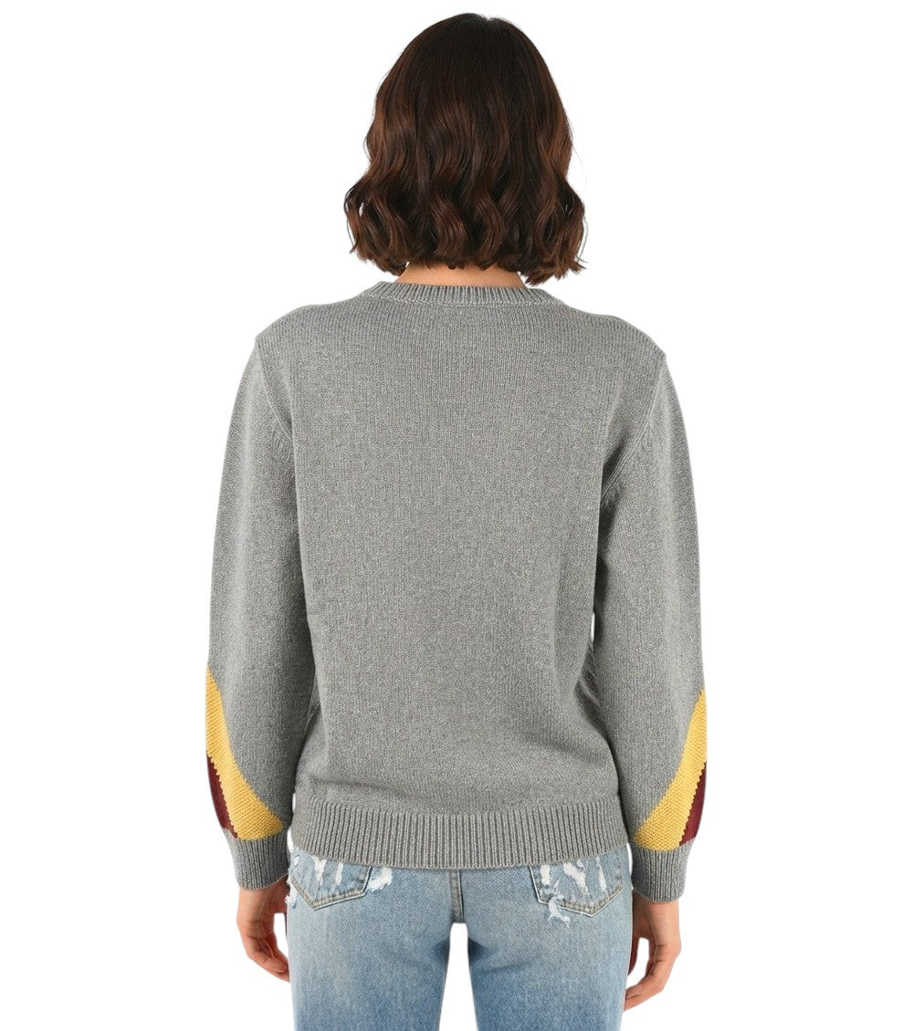 Grey Crew Neck Sweater 2