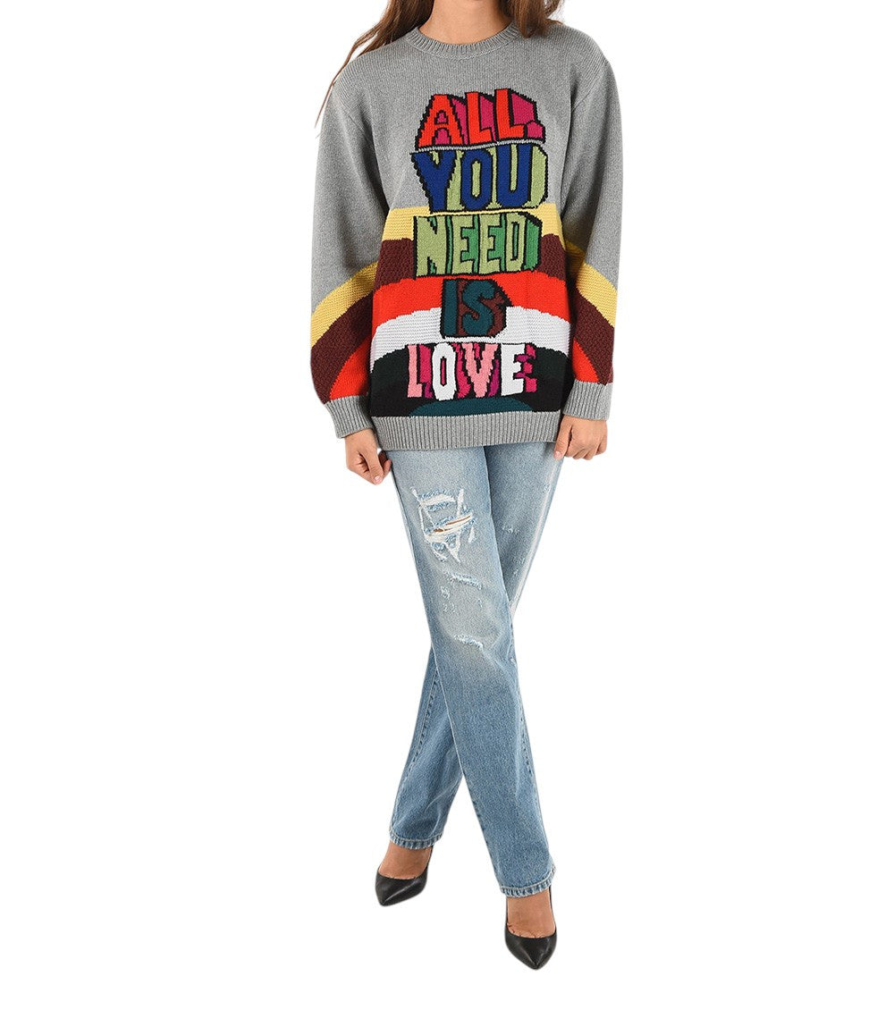 Grey Crew Neck Sweater 3