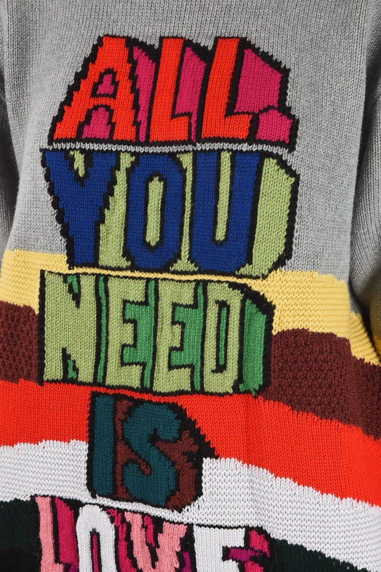 Grey Crew Neck Sweater 4