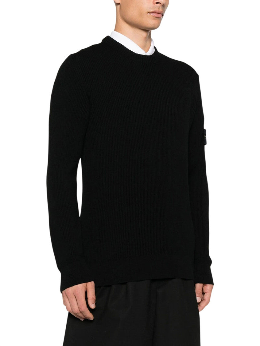 Black Crew Neck Sweater 2