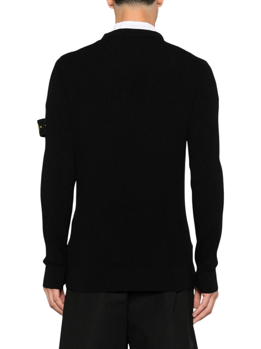 Black Crew Neck Sweater 3