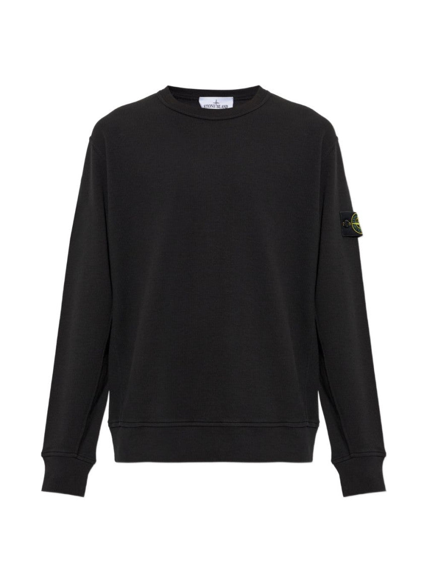 Black Crew Neck Sweatshirt 1
