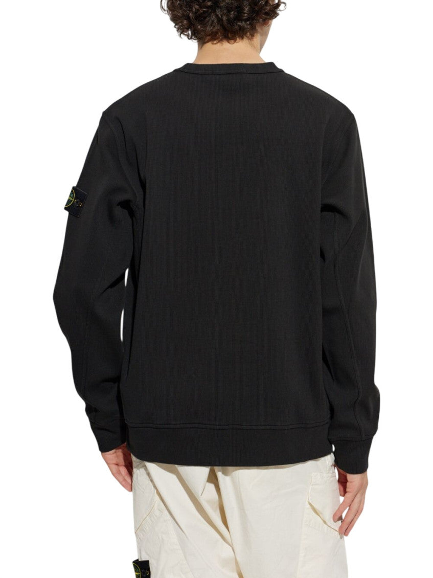 Black Crew Neck Sweatshirt 3