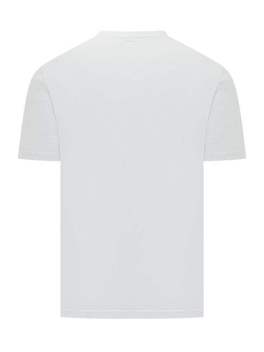 White Crew Neck T-Shirt 2