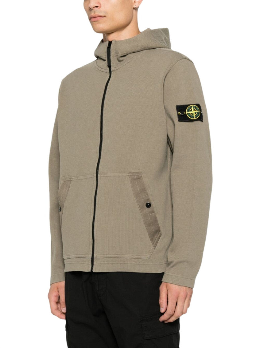 Green Regular Zip Up Hoodie 2