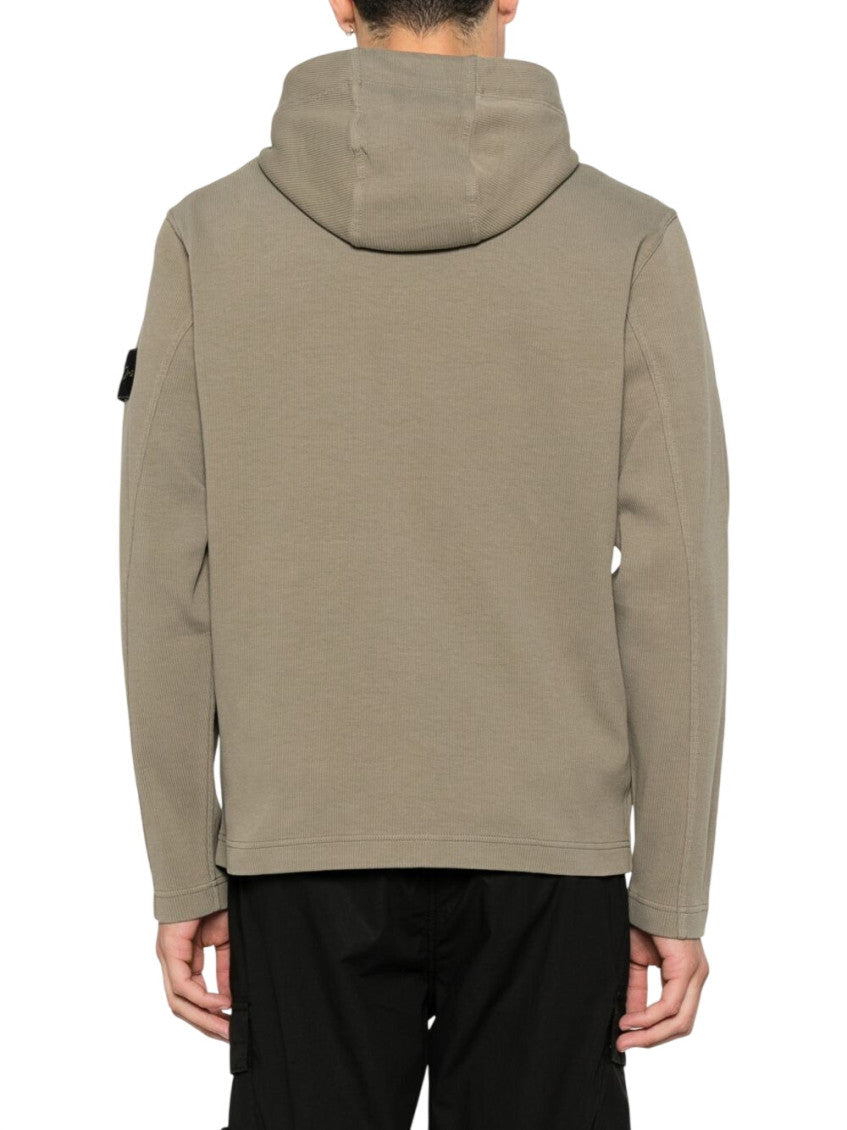 Green Regular Zip Up Hoodie 3
