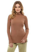 Brown Crew Neck Sweater 1