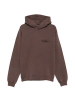 Brown Relaxed Logo Hoodie 1