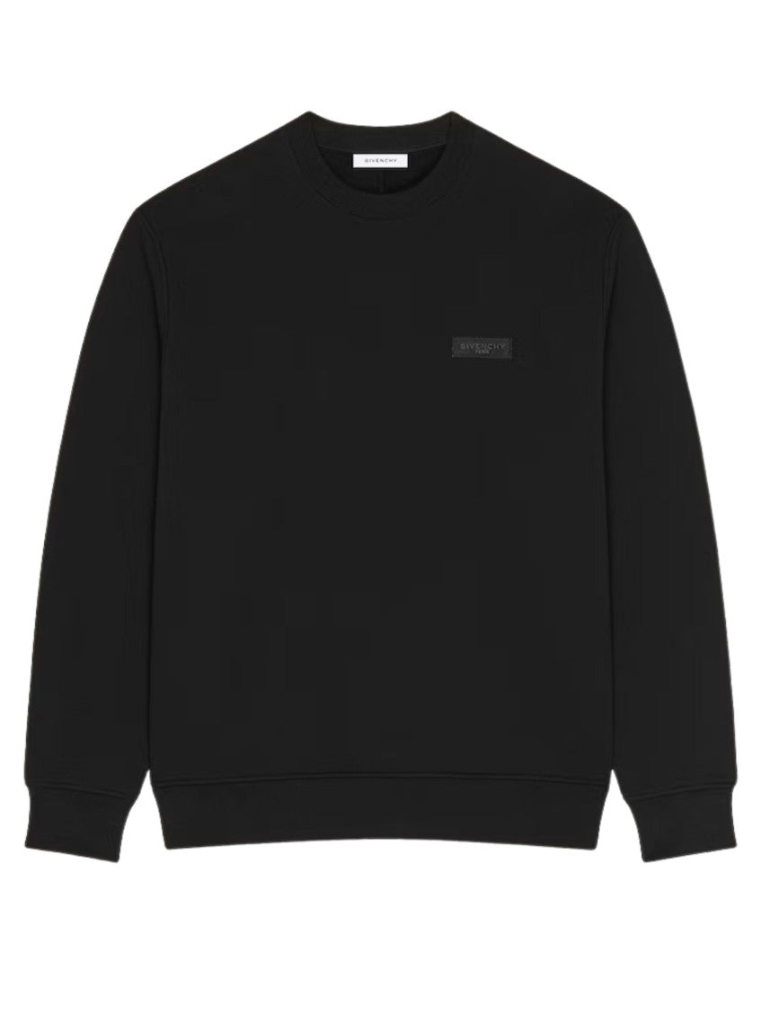 Black Regular Logo Sweatshirt 1