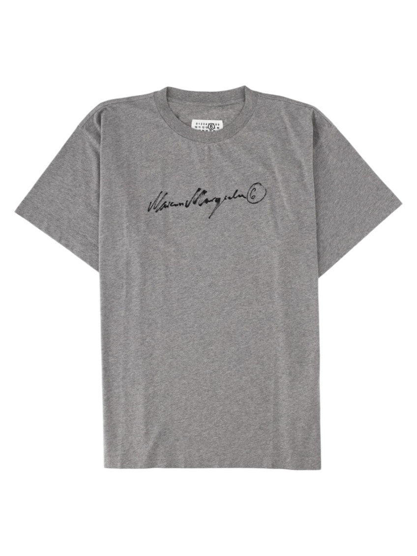 Grey Relaxed Logo T-Shirt 1