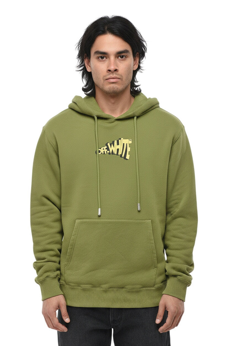 Green Regular Logo Hoodie 1