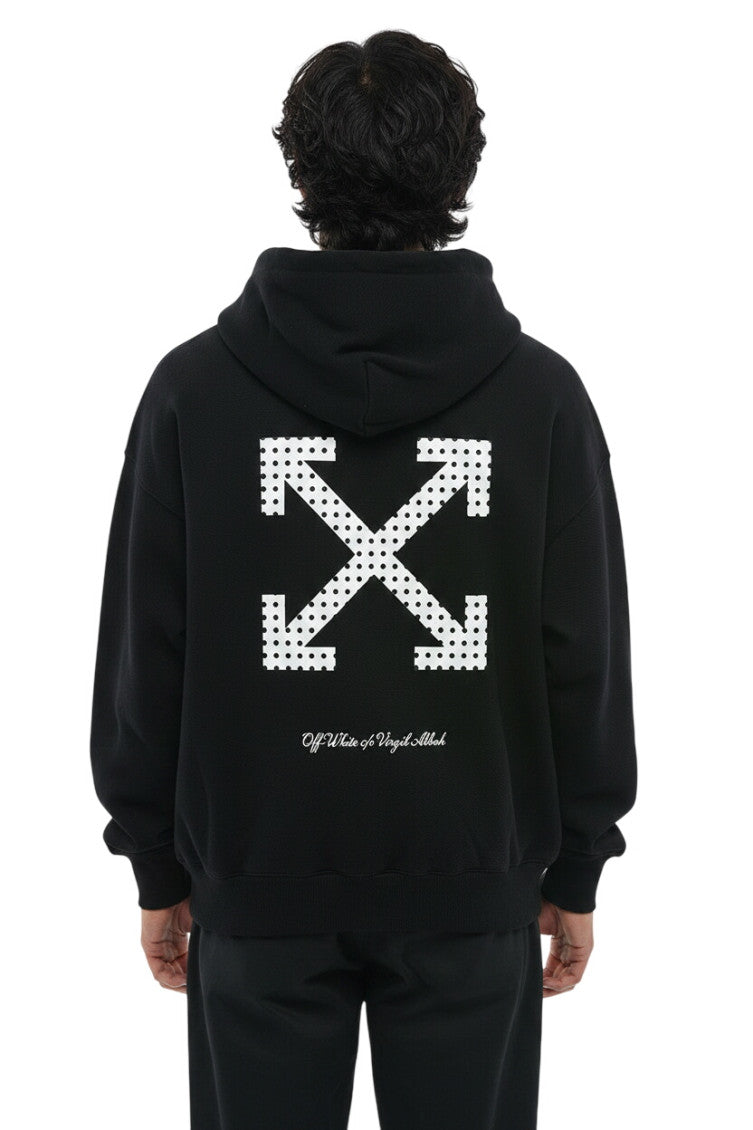 Black Graphic Print Hoodie 2