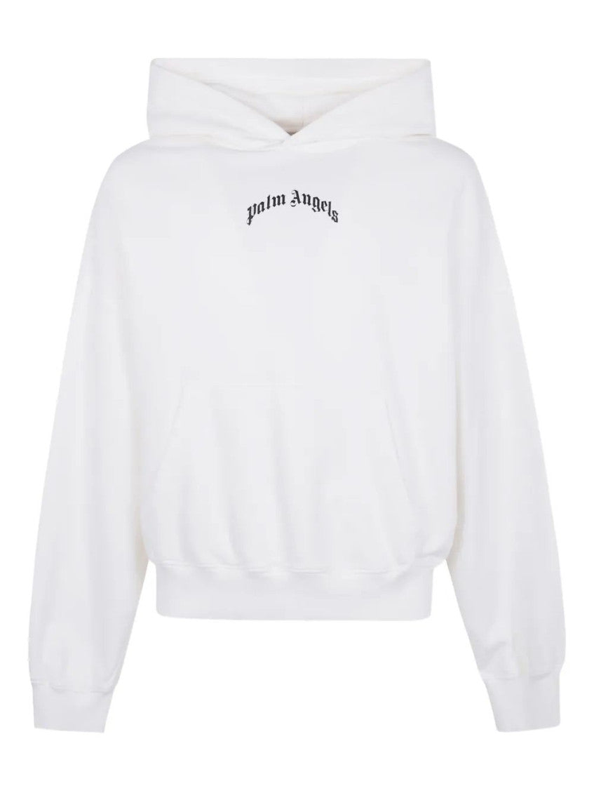 White Logo Hoodie 1