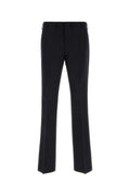 Black Flat Front Trousers 1