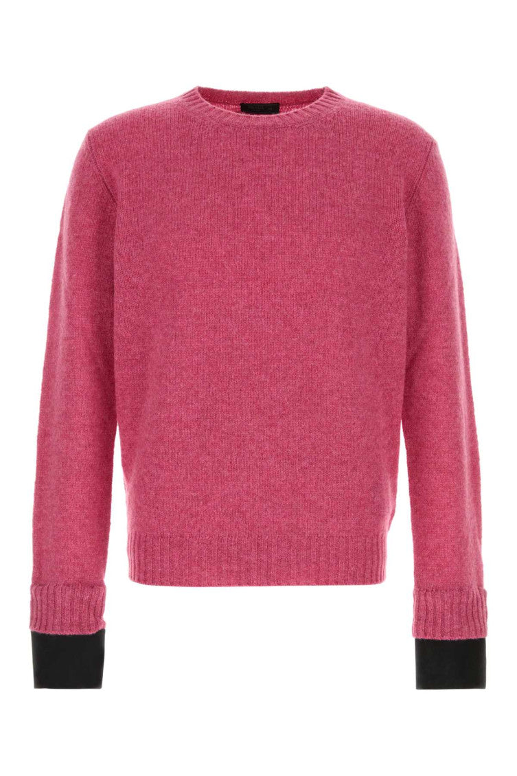 Pink Crew Neck Sweater 1