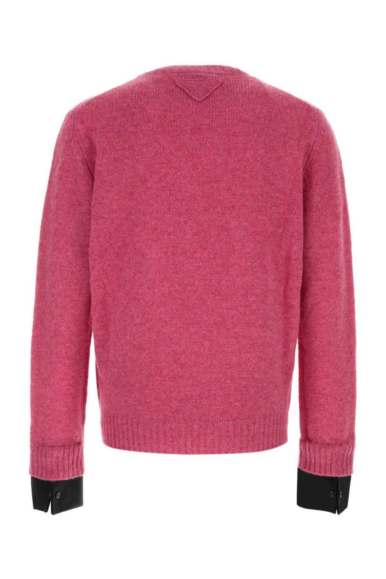 Pink Crew Neck Sweater 2