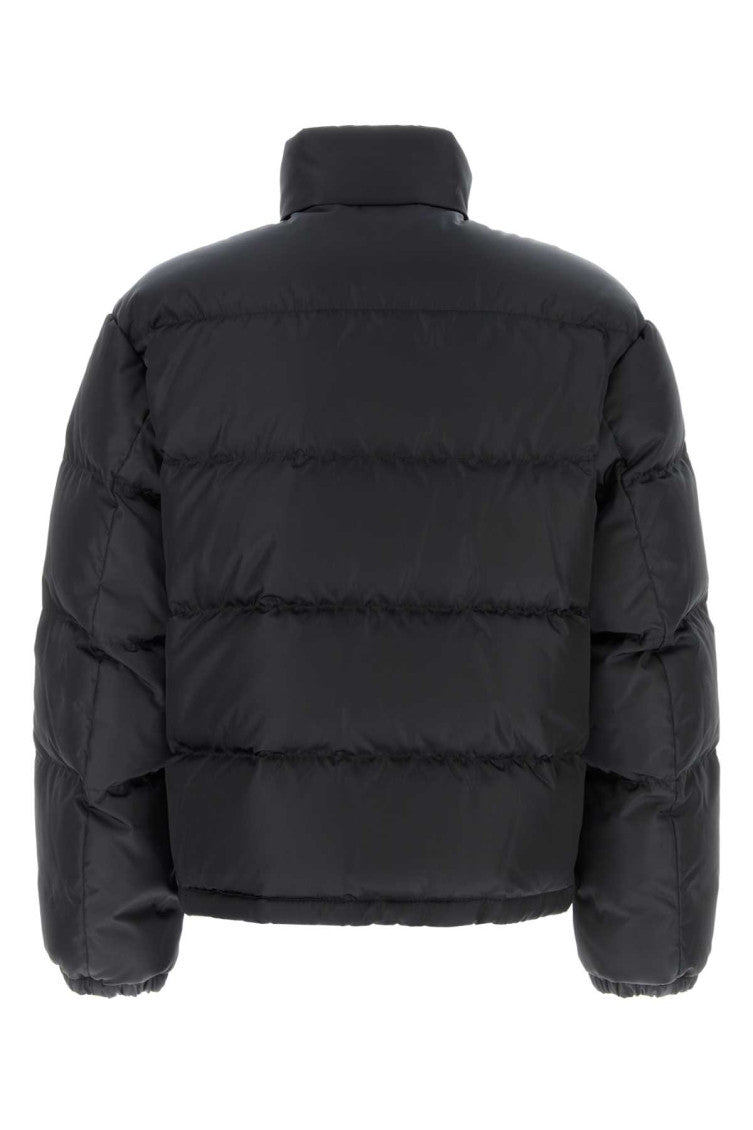 Black Mock Collar Jacket 2