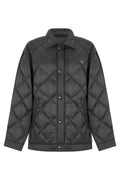Black Quilted Padded Jacket 1