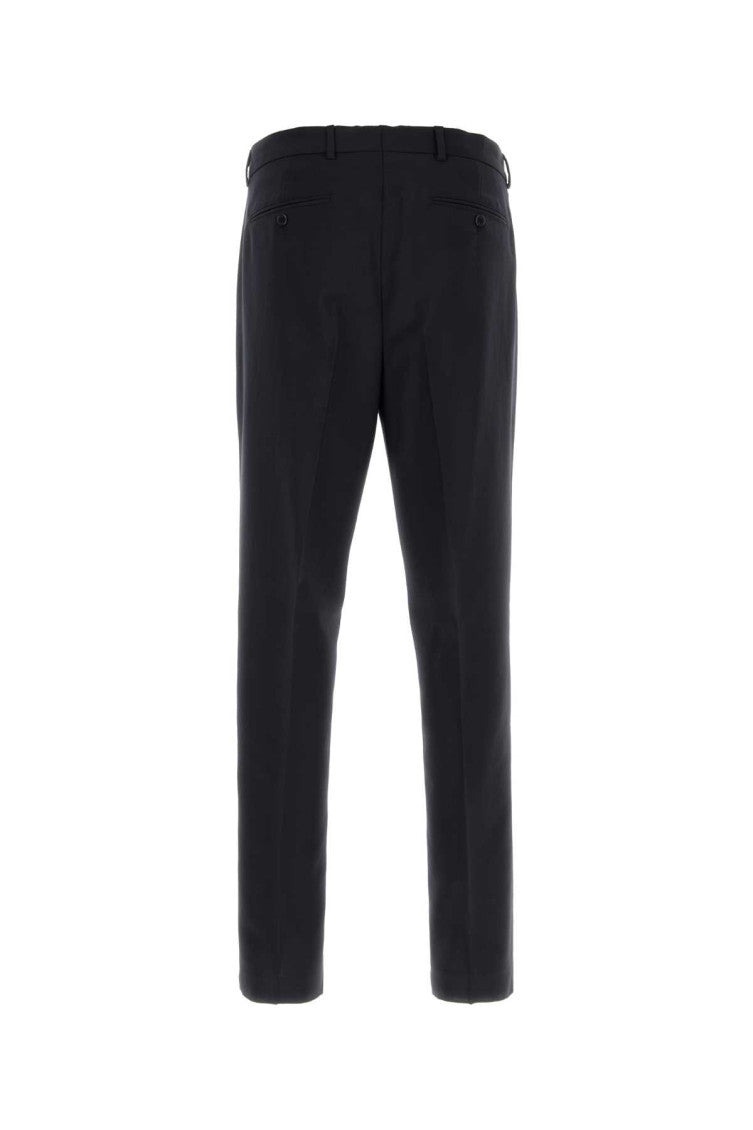 Black Flat Front Trousers 2