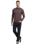Brown Crew Neck Sweater 1