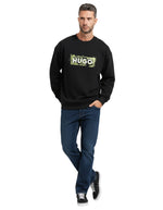 Black Crew Neck Sweatshirt 1