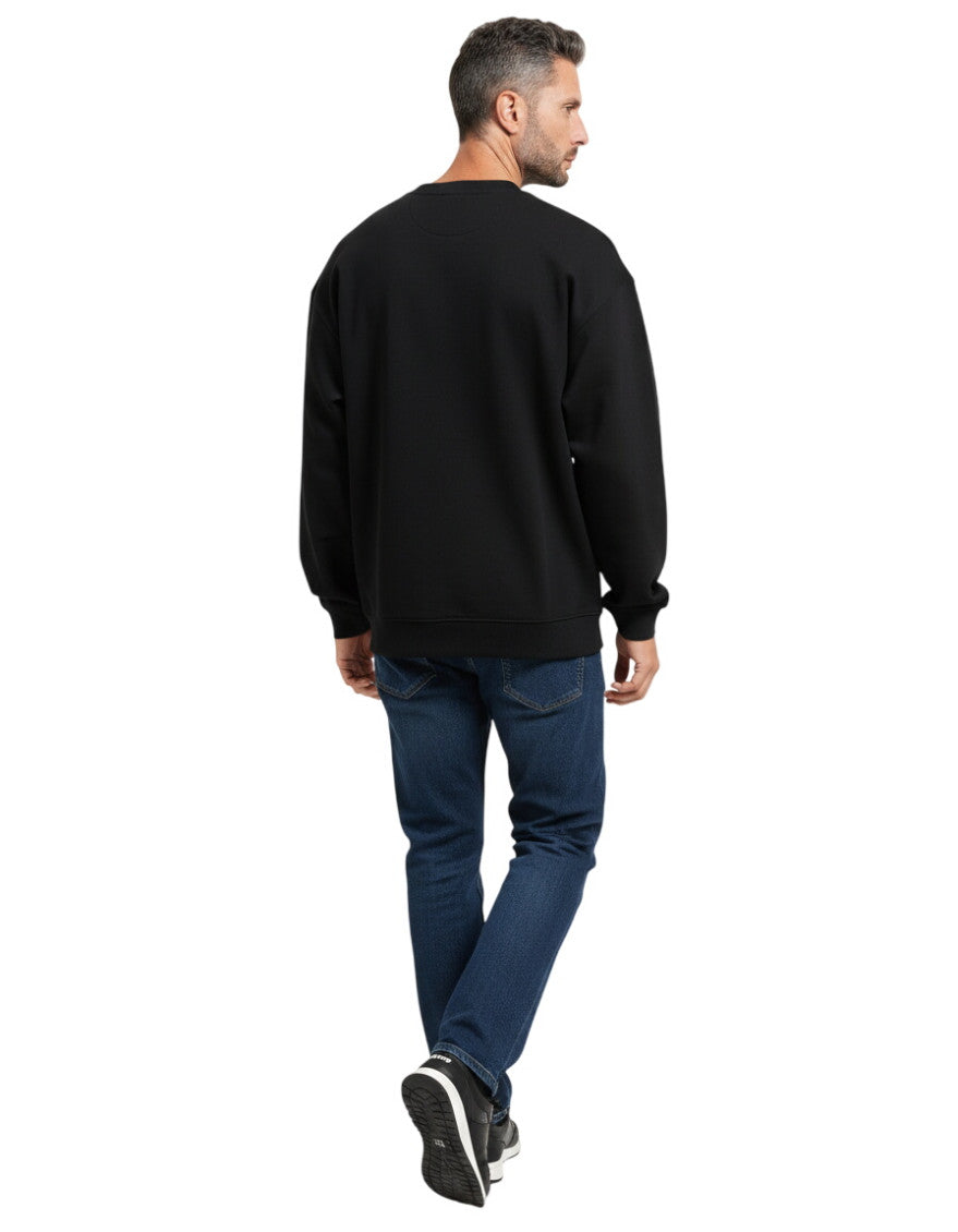 Black Crew Neck Sweatshirt 2