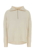 White Shirt Collar Sweater 1