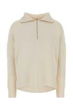 White Shirt Collar Sweater 1