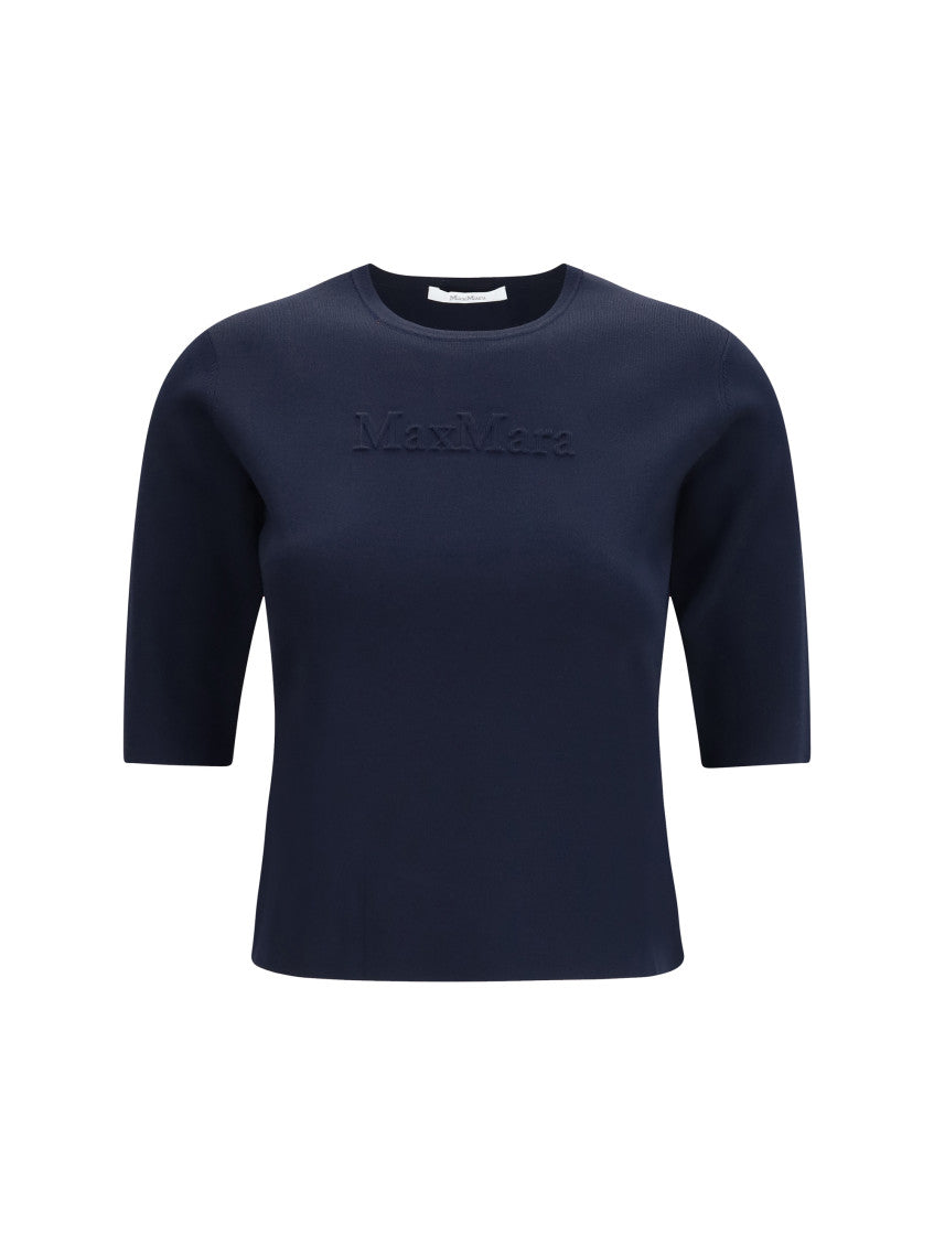 Blue Logo Crew Neck T-Shirt 1