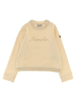 Girls Beige Logo Sweatshirt 1