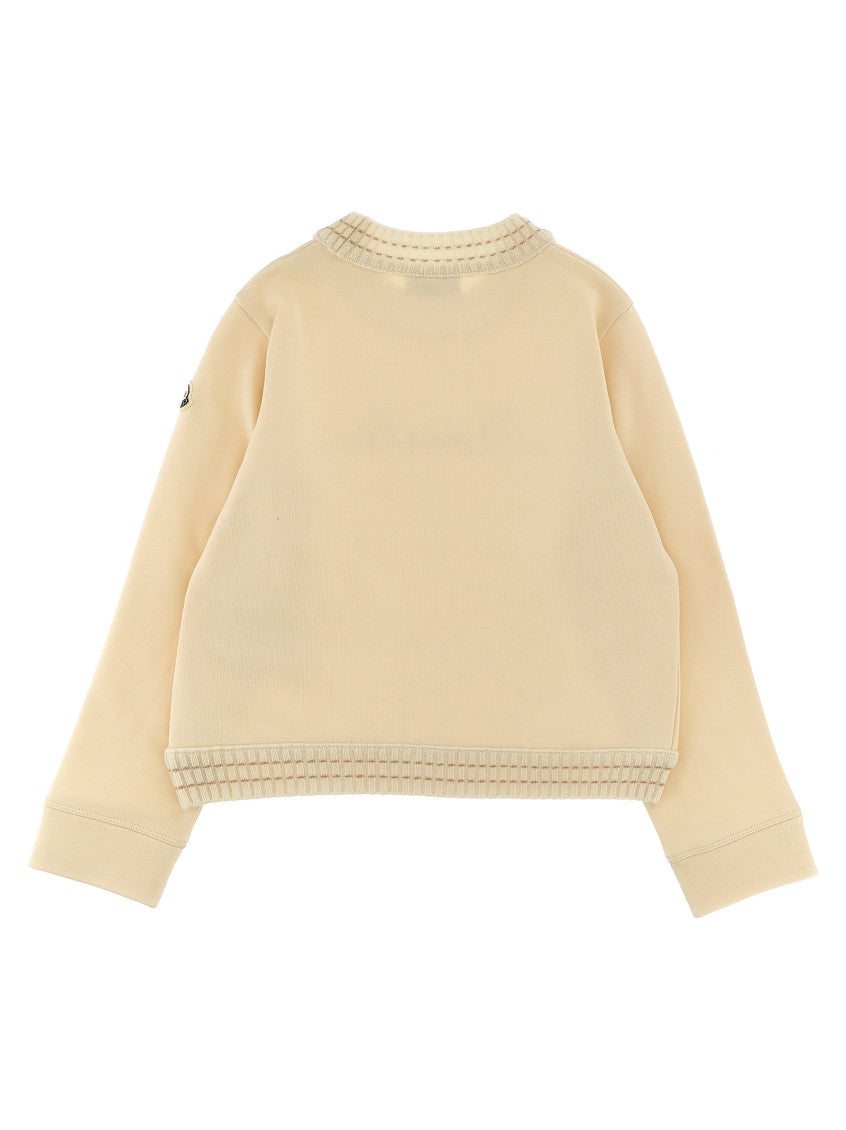 Girls Beige Logo Sweatshirt 2